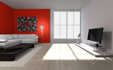 modern living interior