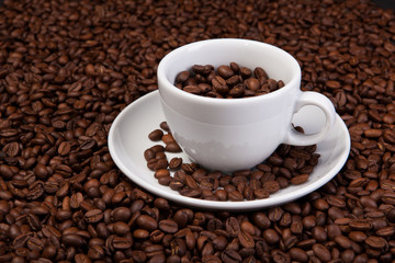 cup of coffee beans