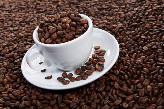 cup of coffee beans