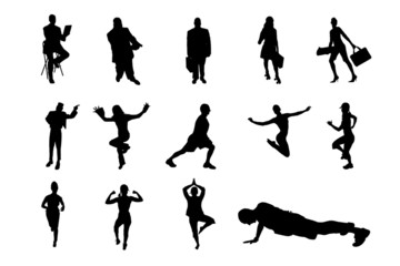 People Vector Silhouette