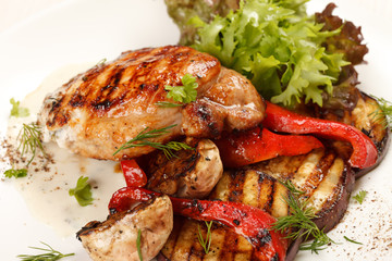 Chicken Steak with vegetables