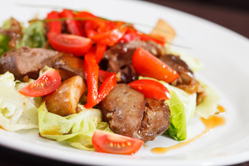 meat with vegetables