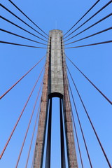 鮎の瀬大橋の幾何学的橋桁