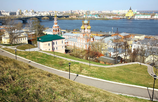 Spring view Nuzhny Novgorod Russia