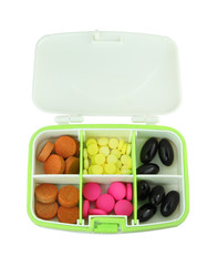 pills in pill box
