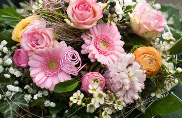 Blumenstrauß in einer Gärtnerei