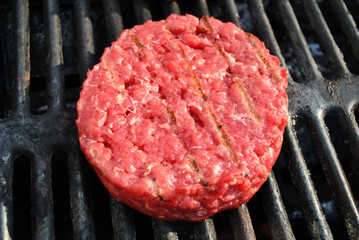 Cooking a Thick Summer Hamburger
