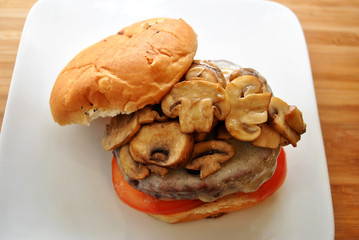 Gourmet Mushroom Burger