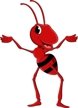 red ant cartoon