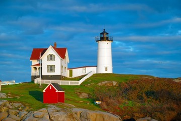 Fototapeta na wymiar Nubble Lighthouse, Maine