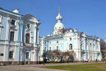 Fototapeta na wymiar Smolny cathedral