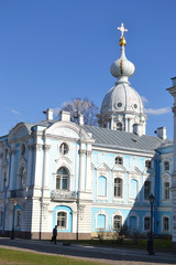 Fototapeta na wymiar Smolny cathedral