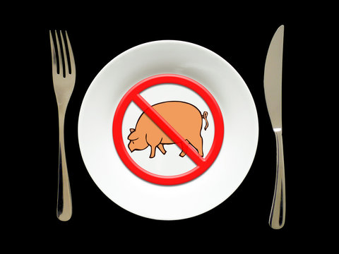 assiette sans porc hallal/kasher