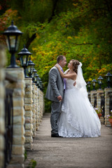Fototapeta premium the bride and groom