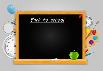 Back to School vector Background