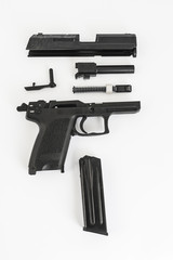 disassembled gun © SianStock