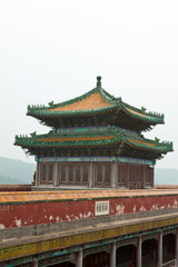 Tibetan Architecture in Putuo Temple of cases, Chengde, Mountain