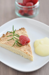 Shortbread mit Vanillecreme