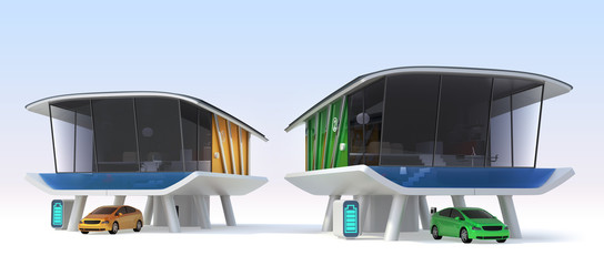Energy efficient  houses design