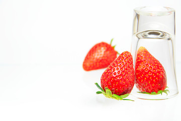 strawberry  Isolated on a white background.