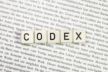 Fototapeta premium Codex