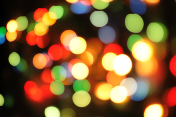 abstract christmas background (color lights)
