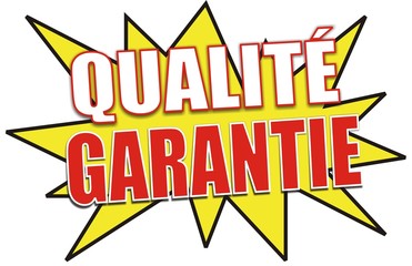 étiquette qualité garantie