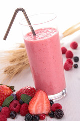 strawberry milkshake