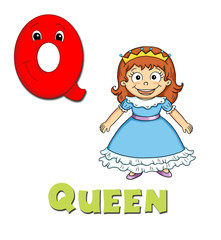 alfabeto, regina