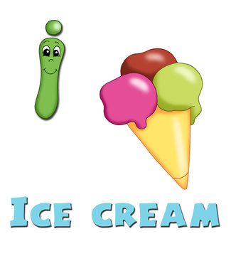 alfabeto, gelato
