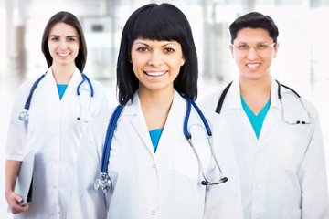 Fototapeta premium Young female doctor