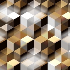 3d  background with cubes