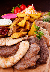 potatoes with meat