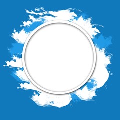 Abstract Blue Background With Bubble