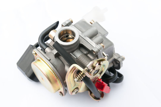 carburettor on a white background