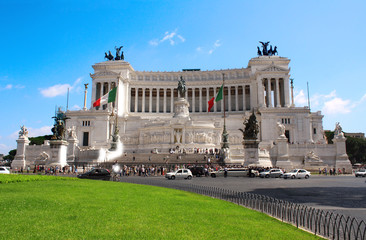 Obraz premium Vittorio Emanuele Monument on Piazza Venezia