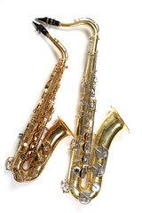 Obraz premium Saxofon Duo