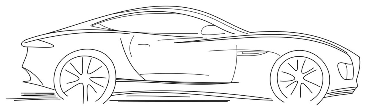 Sports Car Sketch