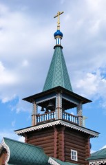 Wooden belfry of the Epiphany church
