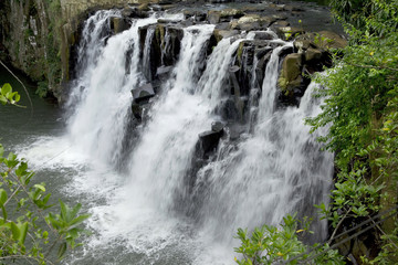Waterfall in tropical forest