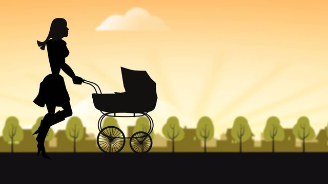 Mobilit&auml;t mit Kinderwagen, Dreirad und Rennrad