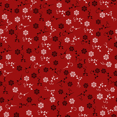 seamless floral ornament