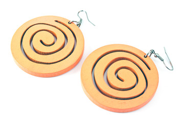 Wooden earrings