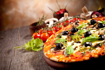 Fresh italian pizza