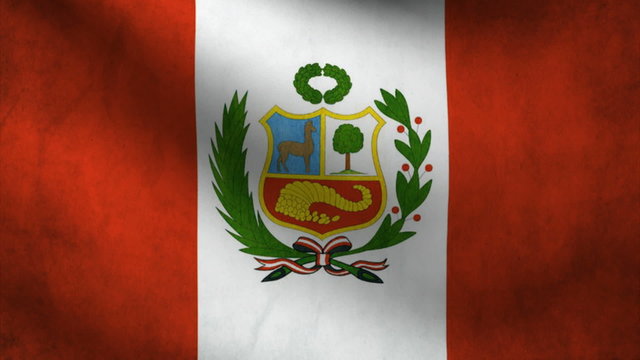 Peru flag.