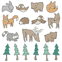 Cute Forest Animals