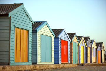 Beach huts