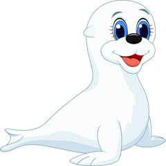 Baby seal cartoon