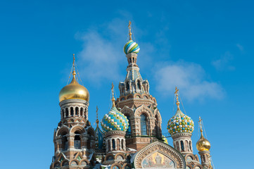 Fototapeta na wymiar Kościół Krwi Zbawiciela w Stankt Petersburg, Rosja