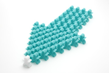 人間型クッション（リーダーシップ）